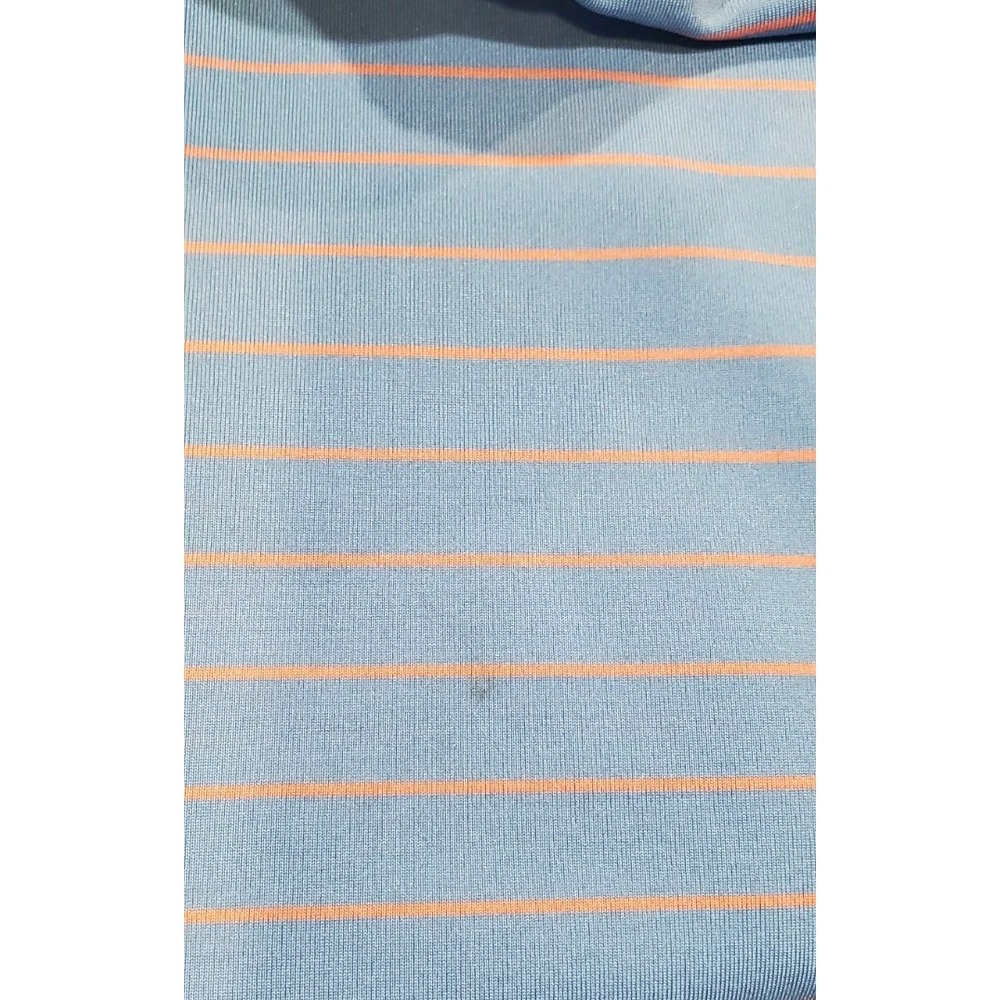 Peter Millar Halifax Stripe Stretch Polo Summer Comfort XL Blue Pink‎ - Picture 7 of 7